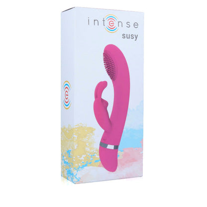 INTENSE - SUSY OSCILLATING VIBRATOR SILICON RABBIT PINK - 4