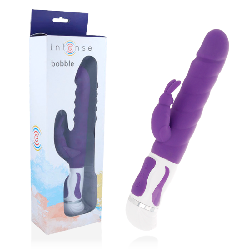 INTENSE - BOBBLE VIBRATOR ROTATOR LILAC SILICONE - 4