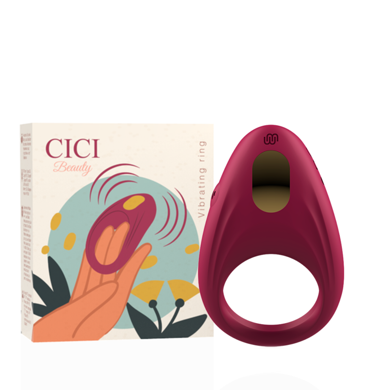 CICI BEAUTY - PREMIUM SILICONE VIBRATING RING - 8