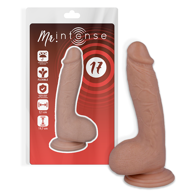 MR INTENSE - 17 REALISTIC COCK 19.7 CM -O- 4.1 CM - 5
