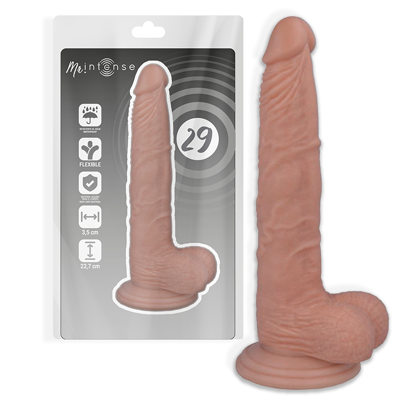 MR INTENSE - 29 REALISTIC COCK 22.7 CM -O- 3.5 CM - 3