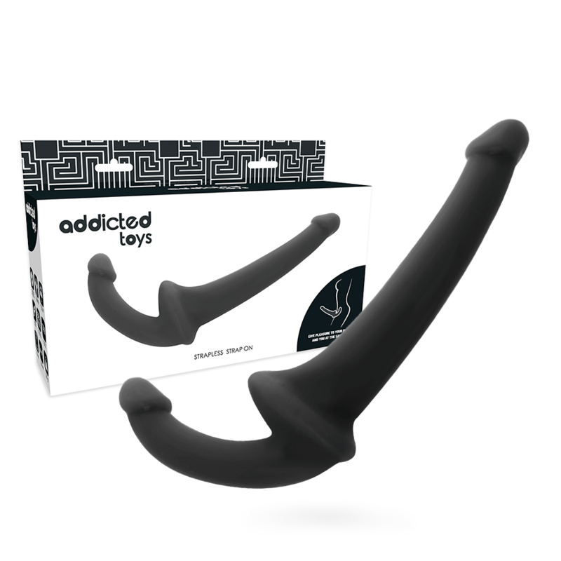 ADDICTED TOYS - DILDO WITH RNA S WITHOUT SUBJECTION BLACK - 1