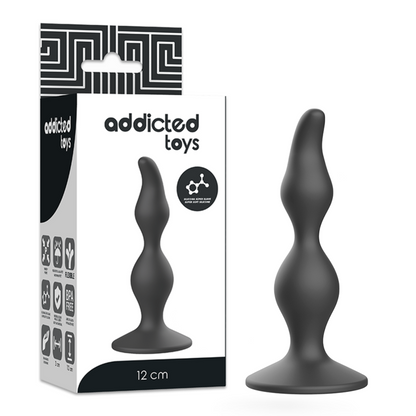 ADDICTED TOYS - ANAL SEXUAL PLUG 12 CM BLACK - 6