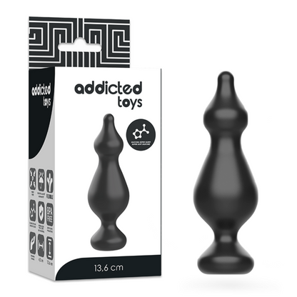 ADDICTED TOYS - ANAL SEXUAL PLUG 13.6 CM BLACK - 6