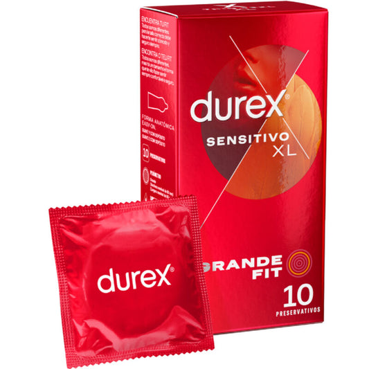 DUREX - SENSITIVE XL CONDOMS 10 UNITS - 1