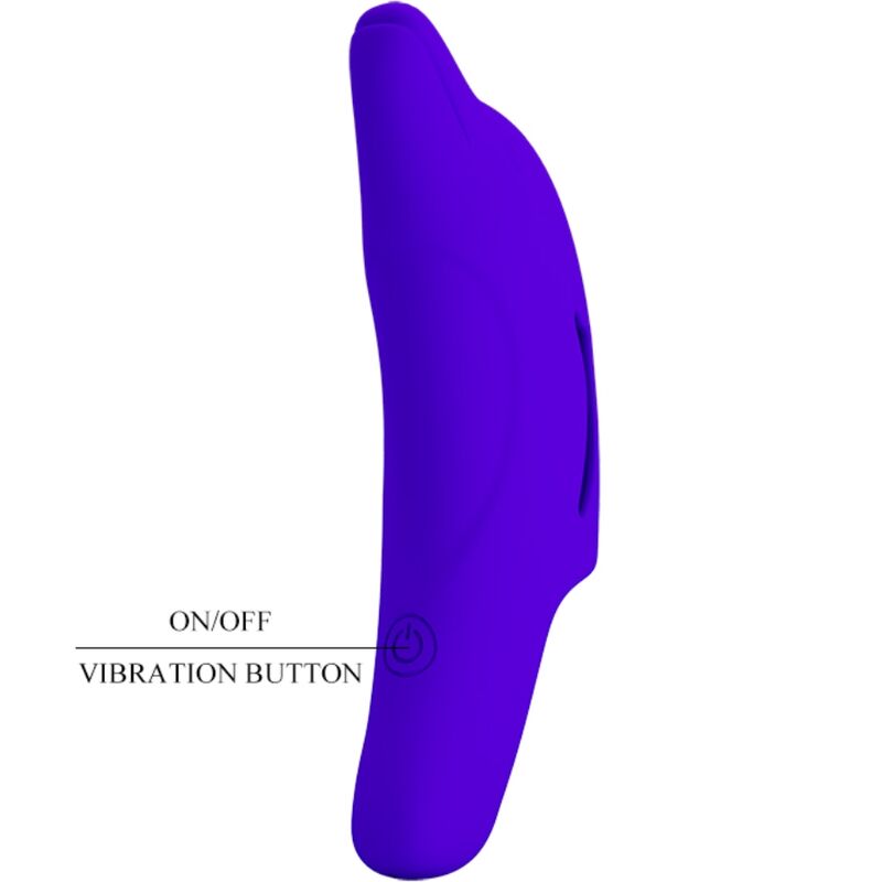 PRETTY LOVE - POWERFUL DOLPHINI FINGER STIMULATOR DARK BLUE