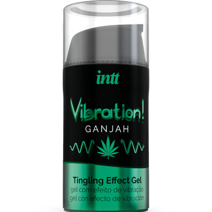 INTT - POWERFUL INTIMATE STIMULANT LIQUID VIBRATING GEL CANNABIS 15ML - 2