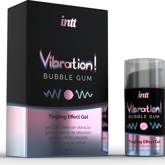 INTT - POWERFUL INTIMATE STIMULANT LIQUID VIBRATING GUM GUM 15ML - 1