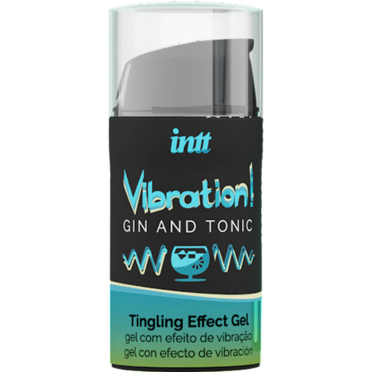 INTT - POWERFUL INTIMATE STIMULANT LIQUID VIBRATOR GEL GIN & TONIC 15ML - 1