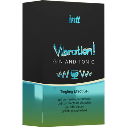 INTT - POWERFUL INTIMATE STIMULANT LIQUID VIBRATOR GEL GIN & TONIC 15ML - 3