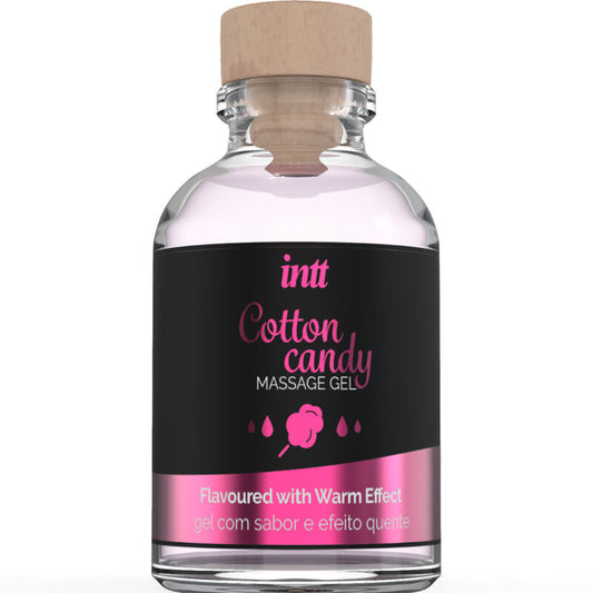 INTT MASSAGE & ORAL SEX - MASSAGE GEL WITH COTTON CANDY FLAVOR AND HEATING EFFECT - 1
