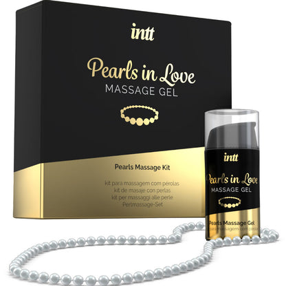 INTT MASSAGE & ORAL SEX - PEARLS IN LOVE WITH PEARL NECKLACE AND SILICONE GEL - 1
