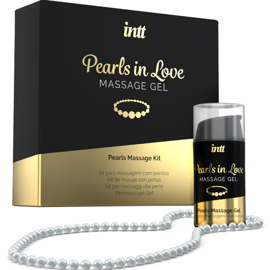 INTT MASSAGE & ORAL SEX - PEARLS IN LOVE WITH PEARL NECKLACE AND SILICONE GEL - 1