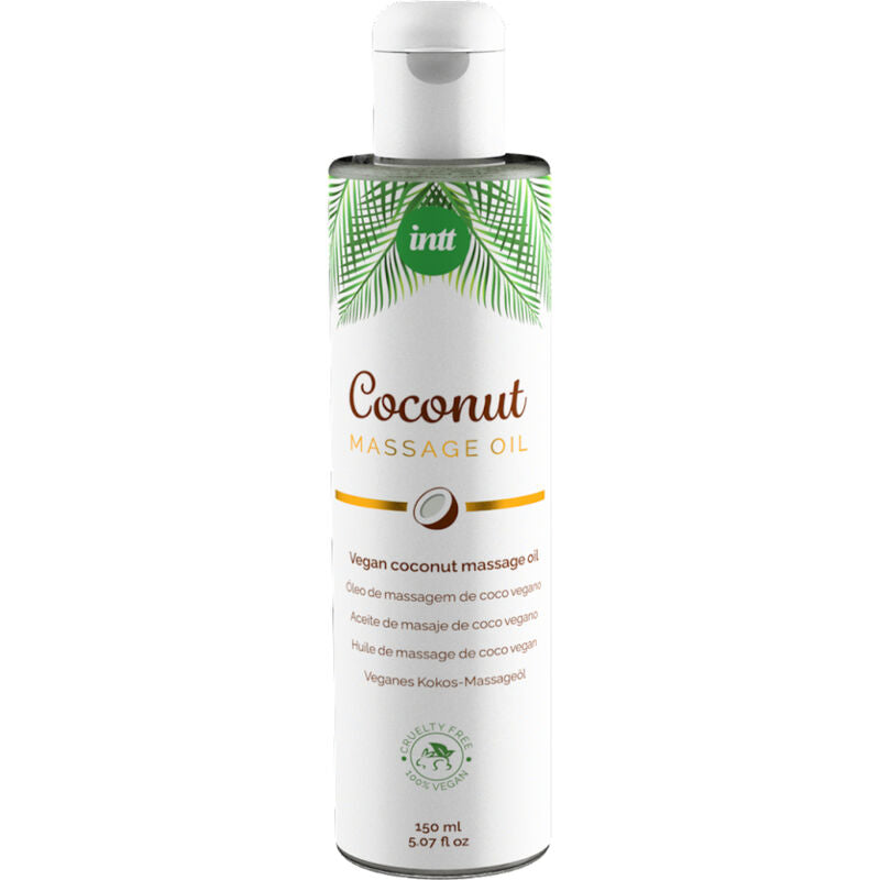 INTT - SWEET VEGAN MASSAGE OIL WITH RELAXING COCONUT FLAVORED - 1