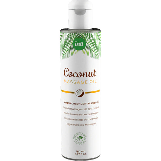 INTT - SWEET VEGAN MASSAGE OIL WITH RELAXING COCONUT FLAVORED - 1