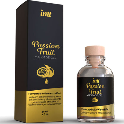 INTT MASSAGE & ORAL SEX - PASSION FRUIT FLAVORED MASSAGE GEL WITH HEAT EFFECT - 3