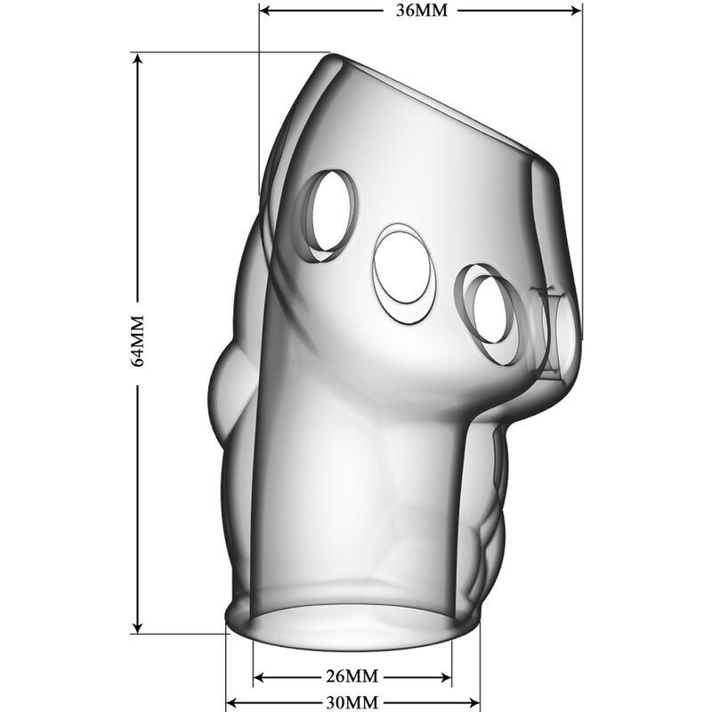 PRETTY LOVE - OSCAR TRANSPARENT PENIS THICKNESS