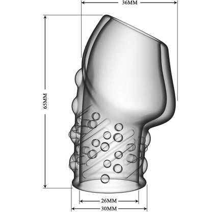 PRETTY LOVE - MATIAS TRANSPARENT PENIS THICKNESS