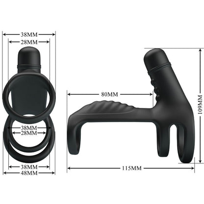 PRETTY LOVE - ELASTIC SOFT SILICONE EXTENSION SLEEVE - 3