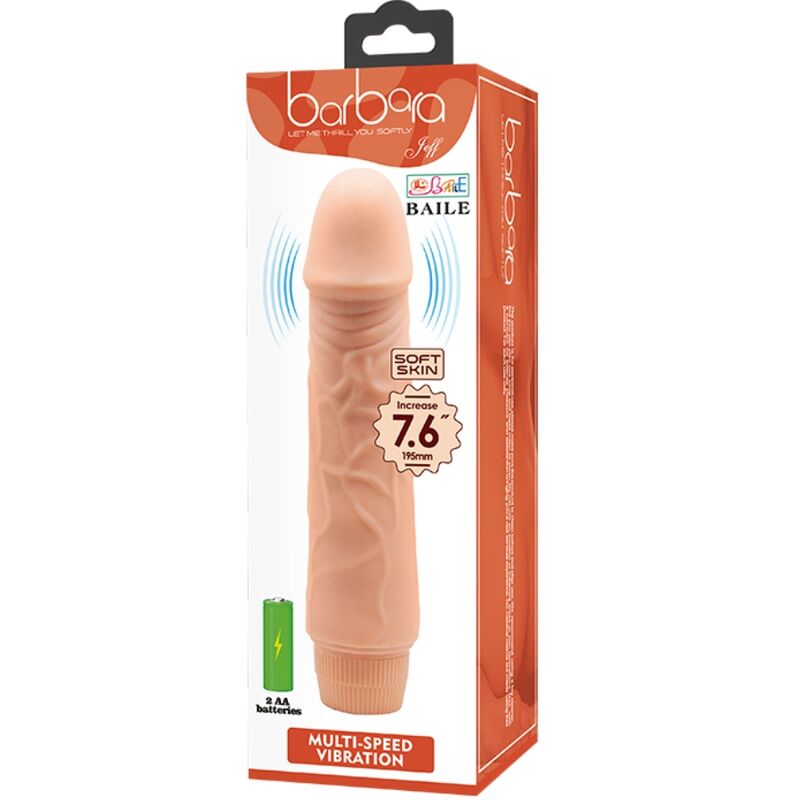 BAILE - BARBARA REALISTIC VIBRATOR 20 CM - 8