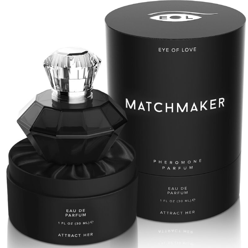 EYE OF LOVE - MATCHMAKER BLACK DIAMOND PERFUME WITH PHEROMONES ATTRACT HER 30 ML
