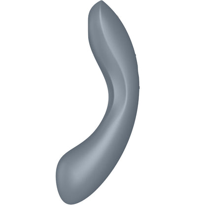 SATISFYER - CURVE TRINITY 1 AIR PULSE VIBRATION GREY - RED - 15