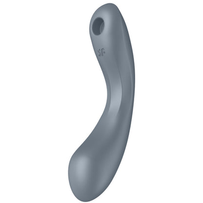 SATISFYER - CURVE TRINITY 1 AIR PULSE VIBRATION GREY - RED - 17