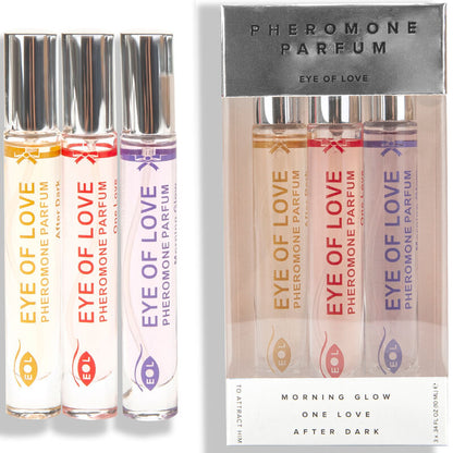 EYE OF LOVE - EOL PHR PARFUM 10 ML SET/3 - MORNING GLOW, ONE LOVE, AFTER DARK - 3
