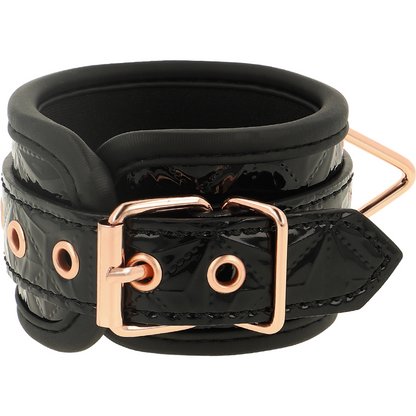 COQUETTE CHIC DESIRE - BLACK EDITION HANDCUFFS WITH NEOPRENE LINING