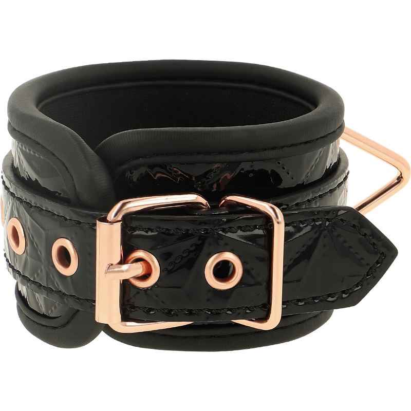 COQUETTE CHIC DESIRE - BLACK EDITION PREMIUM HANDCUFFS WITH NEOPRENE LINING - 4