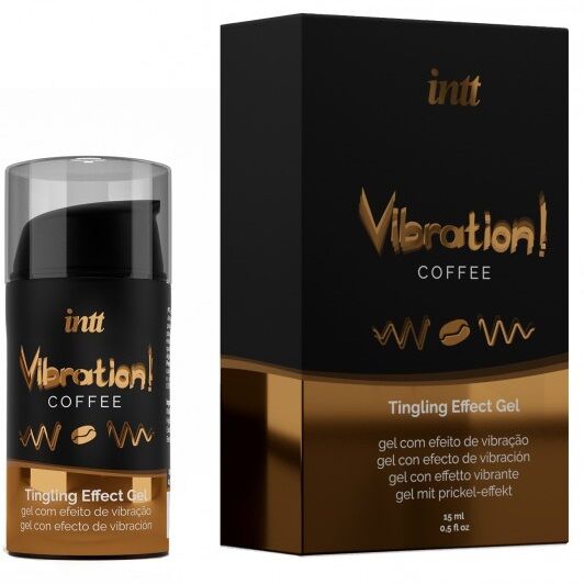 INTT MASSAGE & ORAL SEX - HOT EFFECT COFFEE FLAVOR MASSAGE GEL - 1
