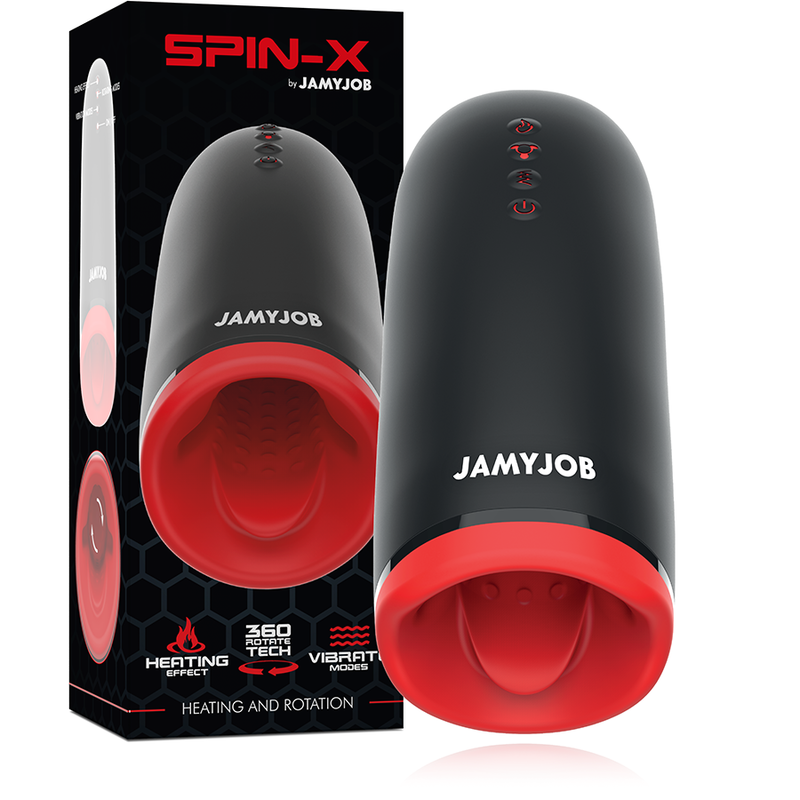 JAMYJOB - SPIN-X HEATING AND ROTATION MASTURBATOR - 8