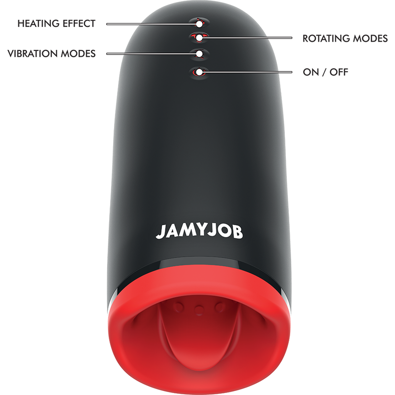 JAMYJOB - SPIN-X HEATING AND ROTATING MASTURBATOR