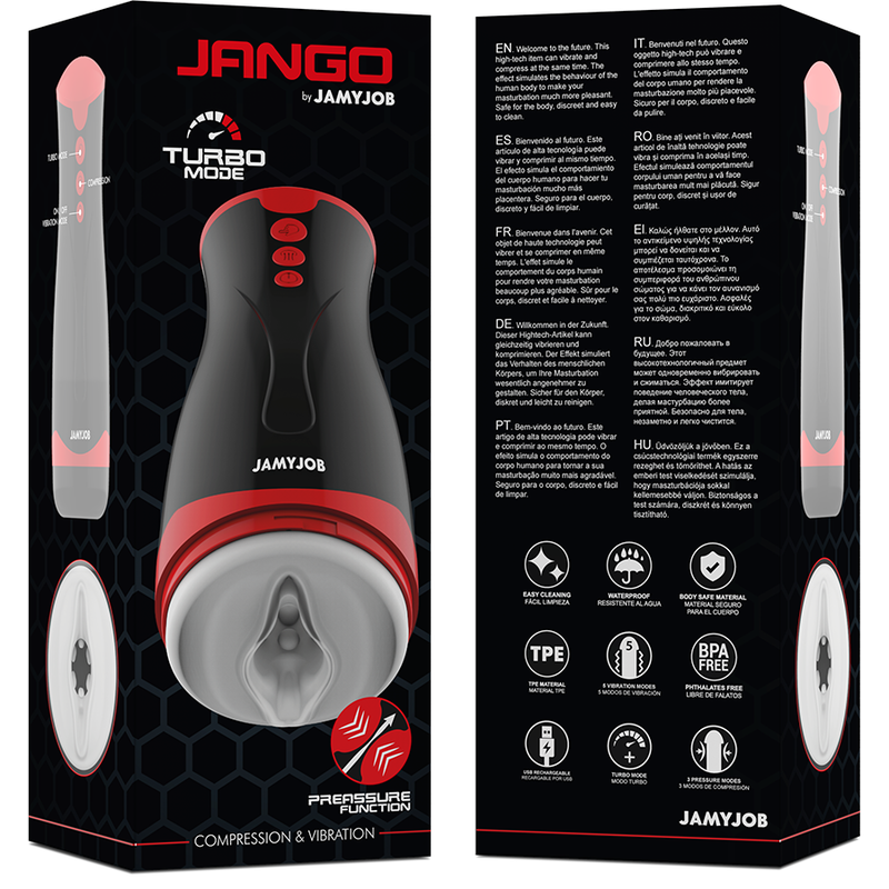 JAMYJOB - JANGO COMPRESSION AND VIBRATION MASTURBATOR - 7