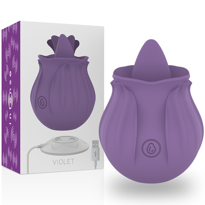 INTENSE - VIOLET CL TORIS STIMULATOR 10 VIBRATIONS LILAC - 2