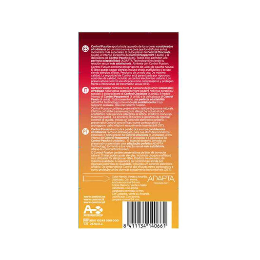 CONTROL - FUSSION CONDOMS 12 UNITS - Secretroomsexyshop