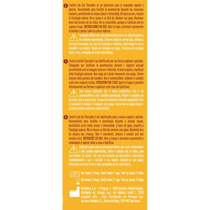 CONTROL - LUB GEL CHOCOLATE LUBRICANT 75 ML - 2