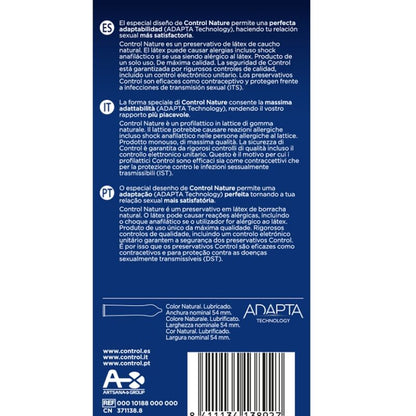 CONTROL - ADAPTA NATURE CONDOMS 6 UNITS - 2