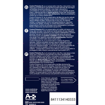 CONTROL - FINISSIMO XL CONDOMS 12 UNITS - 2