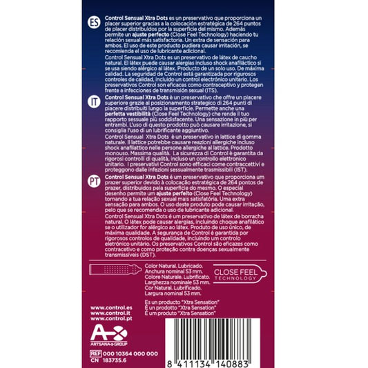 CONTROL - XTRA DOT 12 UDS - Secretroomsexyshop