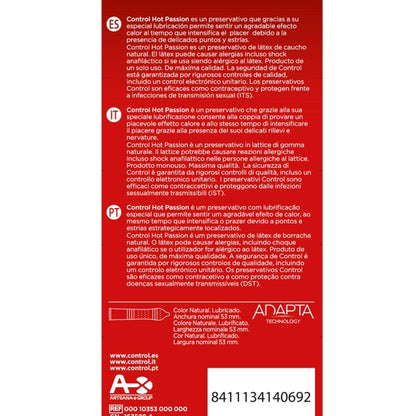 CONTROL - HOT PASSION WARMING EFFECT 10 UNITS - 2