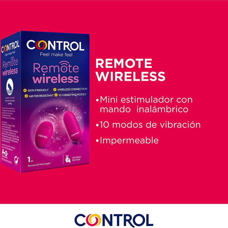 CONTROL - WIRELESS REMOTE CONTROL FOR PERSONAL MASSAGER