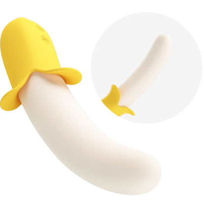 PRETTY LOVE - BANANA GEEK SUPER POWER 7 VIBRATIONS UP&DOWN SILICONE BLACK - 6
