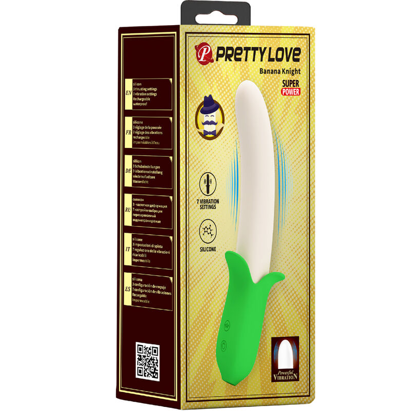 PRETTY LOVE - BANANA KNIGHT SUPER POWER 7 SILICONE VIBRATIONS - 2