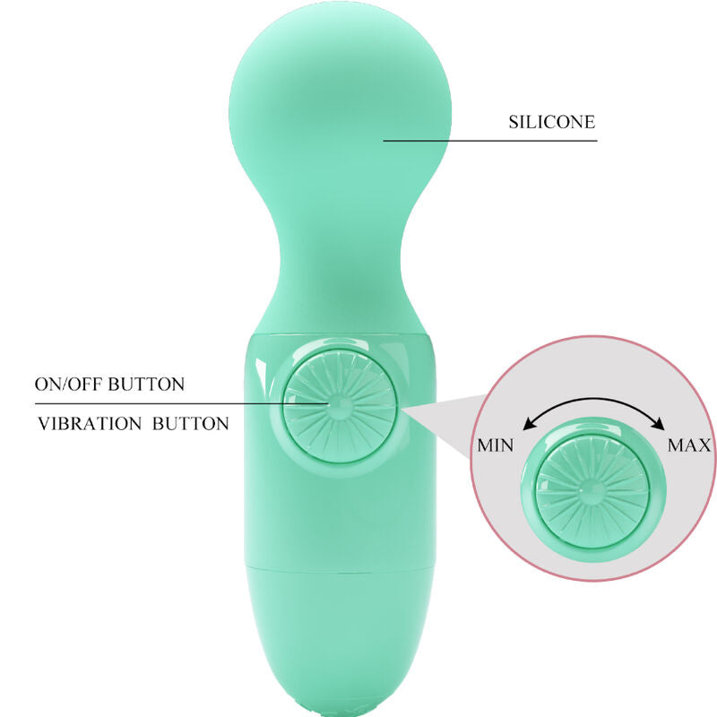 PRETTY LOVE - GREEN MINI PERSONAL MASSAGER - 1