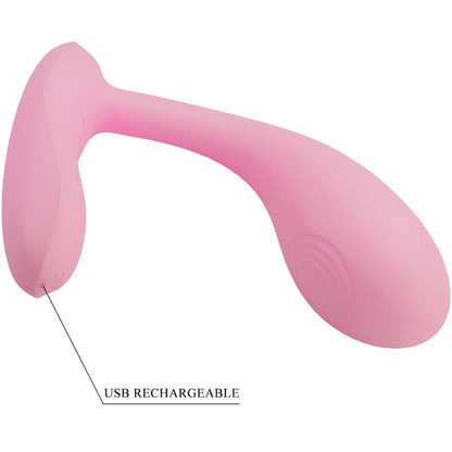 PRETTY LOVE - BAIRD G-SPOT 12 VIBRATIONS RECHARGEABLE PINK APP - 5