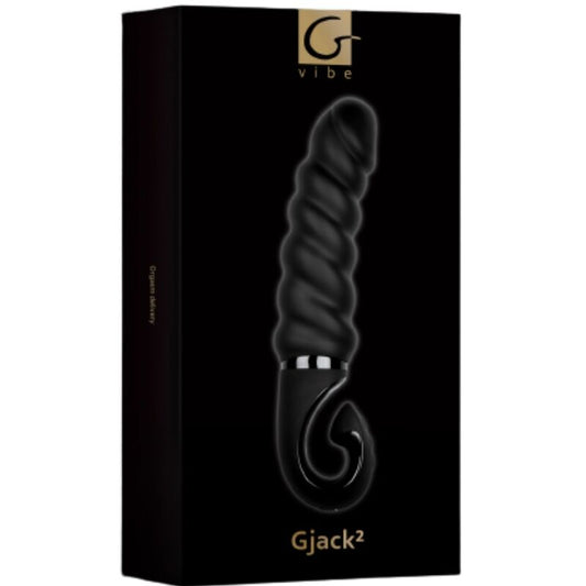 G-VIBE - G-JACK 2 - BLACK VIBRATING DILDO - 1