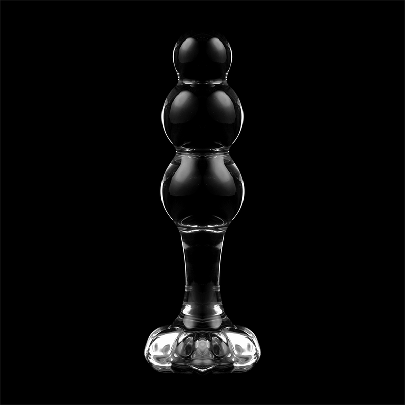 NEBULA SERIES BY IBIZA - MODEL 1 CLEAR BOROSILICATE GLASS CAP 10.5 CM -O- 3 CM