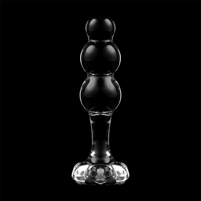 NEBULA SERIES BY IBIZA - MODEL 1 CLEAR BOROSILICATE GLASS CAP 10.5 CM -O- 3 CM