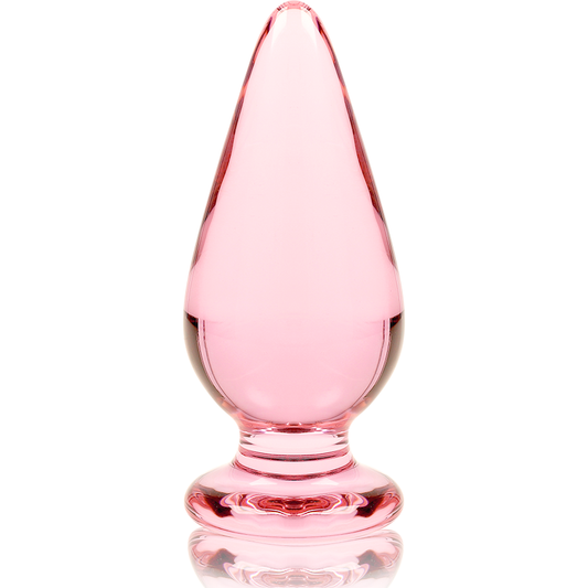 NEBULA SERIES BY IBIZA - MODELLO 4 PLUG ANALE VETRO BOROSILICATO TRASPARENTE 11 CM -O- 5 CM
